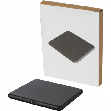 Logotrade promotional item picture of: Loop 10W recycled plastic wireless charging pad