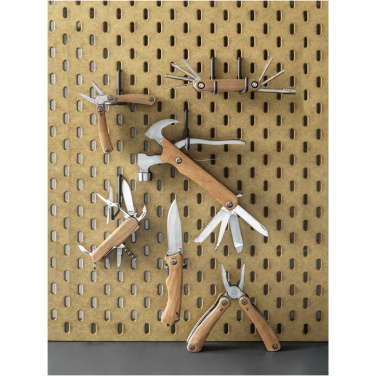 Logo trade advertising products image of: Anderson 12-function medium wooden multi-tool