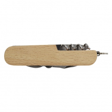 Logo trade promotional merchandise picture of: Richard 7-function wooden pocket knife