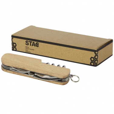 Logo trade corporate gift photo of: Richard 7-function wooden pocket knife