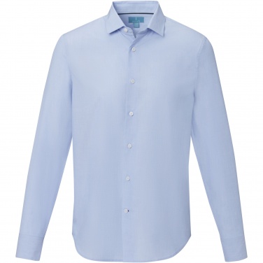 Logo trade advertising products image of: Cuprite long sleeve men's organic shirt