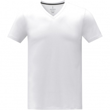 Logotrade business gift image of: Somoto short sleeve men's V-neck t-shirt 