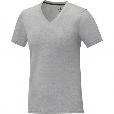 Logo trade advertising products picture of: Somoto short sleeve women's V-neck t-shirt 