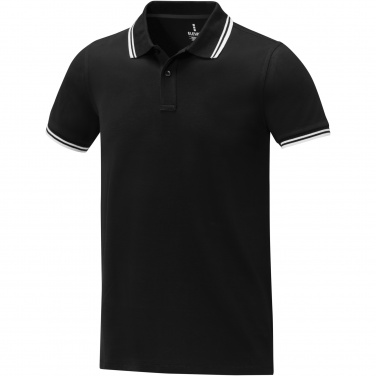 Logo trade promotional gift photo of: Amarago short sleeve men's tipping polo