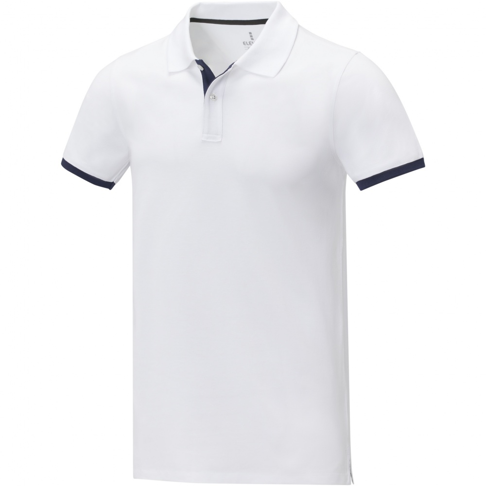 Logo trade advertising products image of: Morgan short sleeve men's duotone polo