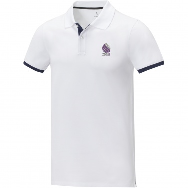 Logo trade promotional gifts image of: Morgan short sleeve men's duotone polo