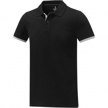 Logo trade corporate gift photo of: Morgan short sleeve men's duotone polo