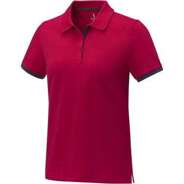 Logotrade promotional merchandise image of: Morgan short sleeve women's duotone polo