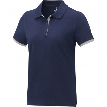 Logotrade promotional merchandise image of: Morgan short sleeve women's duotone polo