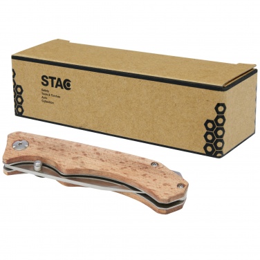 Logo trade corporate gifts image of: Dave pocket knife with belt clip