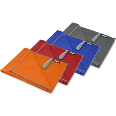 Logo trade promotional gifts picture of: Pieter recycled PET ultra lightweight and quick dry towel 130 x 80 cm