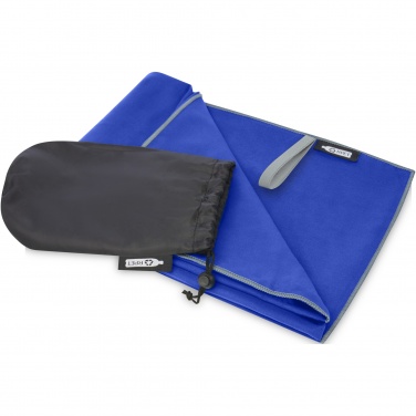 Logotrade promotional item picture of: Pieter recycled PET ultra lightweight and quick dry towel 130 x 80 cm