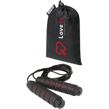 Logo trade promotional products picture of: Austin soft skipping rope in recycled PET pouch