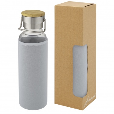 Logo trade promotional items image of: Thor 660 ml glass bottle with neoprene sleeve