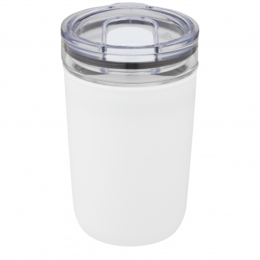 Logo trade promotional giveaways image of: Bello 420 ml glass tumbler with recycled plastic outer wall