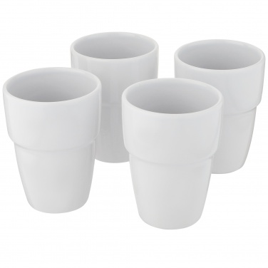 Logotrade promotional product picture of: Staki 4-piece 280 ml stackable mug gift set