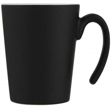 Logo trade corporate gifts picture of: Oli 360 ml ceramic mug with handle