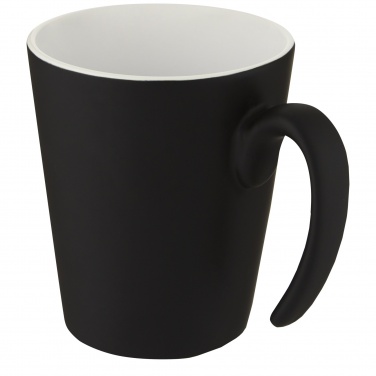 Logo trade business gifts image of: Oli 360 ml ceramic mug with handle