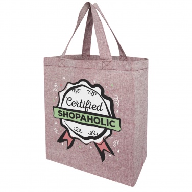 Logo trade corporate gifts image of: Pheebs 150 g/m² recycled gusset tote bag 13L