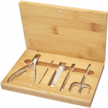 Logotrade promotional merchandise image of: Ladia 5-piece bamboo manicure set