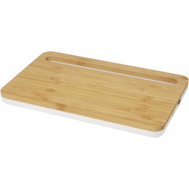 Logo trade advertising products image of: Medake 10W bamboo wireless charger