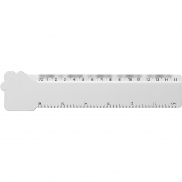 Logotrade promotional gifts photo of: Tait 15 cm house-shaped recycled plastic ruler