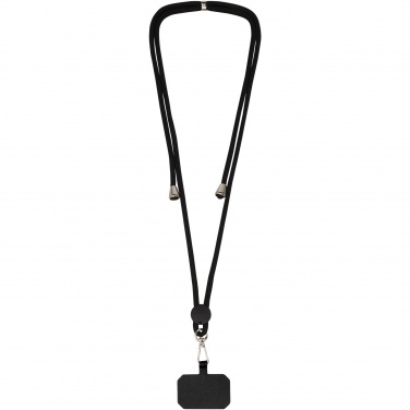Logo trade promotional merchandise photo of: Kubi phone lanyard