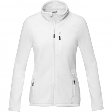 Logo trade business gift photo of: Amber women's GRS recycled full zip fleece jacket