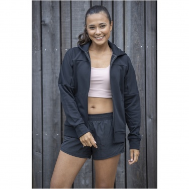 Logo trade promotional gifts image of: Nubia women's performance full zip knit jacket