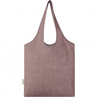 Logo trade promotional merchandise image of: Pheebs 150 g/m² recycled cotton trendy tote bag 7L