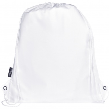 Logo trade business gifts image of: Adventure recycled insulated drawstring bag 9L