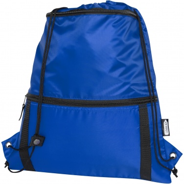 Logo trade corporate gifts picture of: Adventure recycled insulated drawstring bag 9L