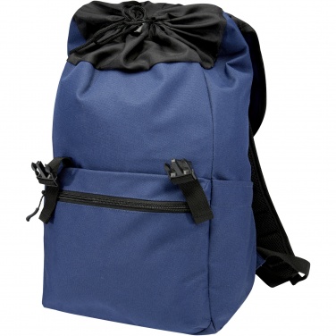 Logo trade business gifts image of: REPREVE® Our Ocean™ 15" GRS RPET laptop backpack 19L