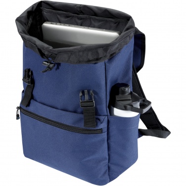 Logotrade promotional gift image of: REPREVE® Our Ocean™ 15" GRS RPET laptop backpack 19L