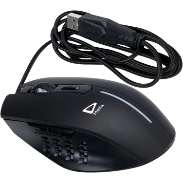 Logo trade business gifts image of: Gleam RGB gaming mouse