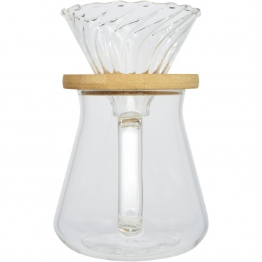 Logo trade corporate gifts picture of: Geis 500 ml glass coffee maker