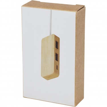 Logotrade promotional merchandise photo of: Tapas bamboo USB hub