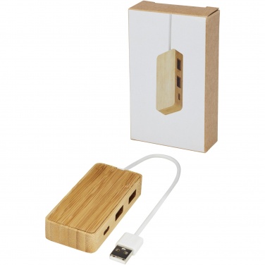 Logotrade advertising product picture of: Tapas bamboo USB hub