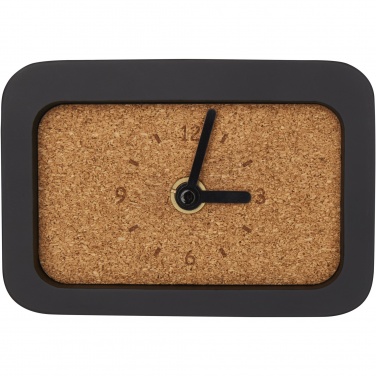 Logotrade advertising products photo of: Momento wireless limestone charging desk clock