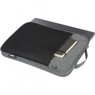 Logo trade promotional giveaways image of: Reclaim 14" GRS recycled two-tone laptop sleeve 2.5L
