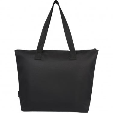 Logotrade promotional item picture of: Reclaim GRS recycled two-tone zippered tote bag 15L