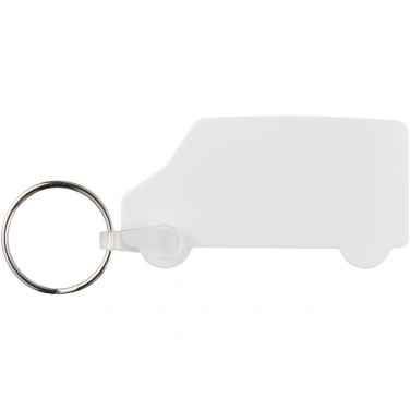 Logotrade promotional product image of: Tait van-shaped recycled keychain