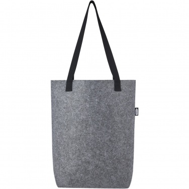 Logo trade promotional product photo of: Felta GRS recycled felt tote bag with wide bottom 12L