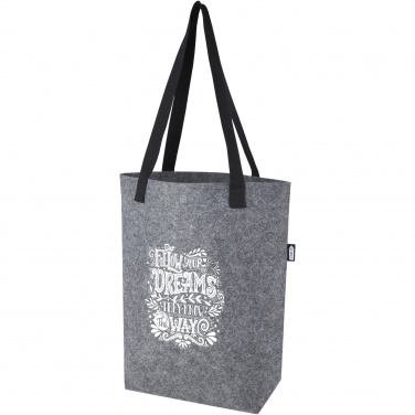 Logotrade promotional items photo of: Felta GRS recycled felt tote bag with wide bottom 12L
