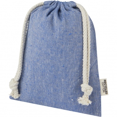 Logotrade advertising product picture of: Pheebs 150 g/m² GRS recycled cotton gift bag small 0.5L