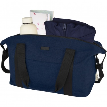 Logotrade advertising products photo of: Joey GRS recycled canvas sports duffel bag 25L