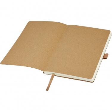 Logotrade promotional giveaway image of: Kilau recycled leather notebook 