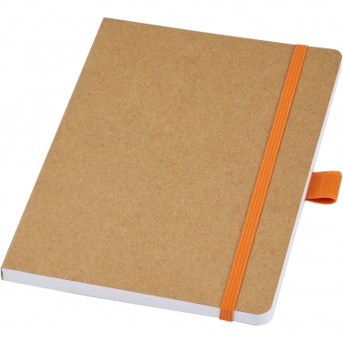Logo trade promotional product photo of: Berk recycled paper notebook