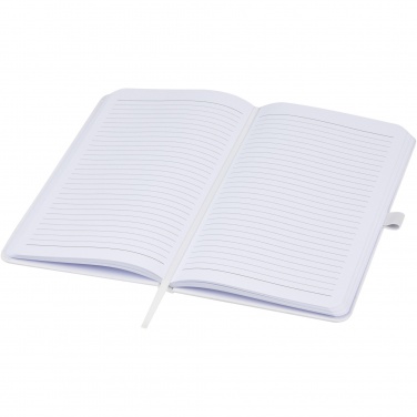 Logo trade advertising product photo of: Fabianna crush paper hard cover notebook
