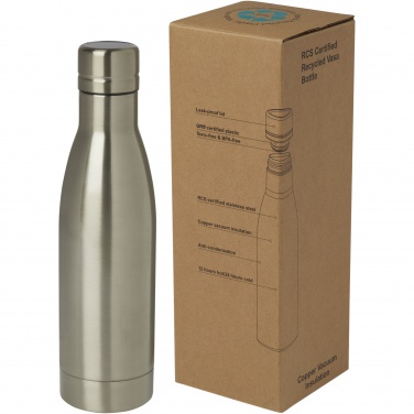 Logo trade promotional product photo of: Vasa 500 ml RCS certified recycled stainless steel copper vacuum insulated bottle